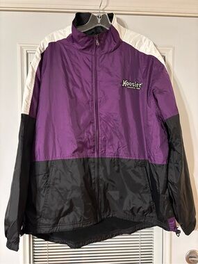 Hoosier Purple & Black Men's Windbreaker Jacket